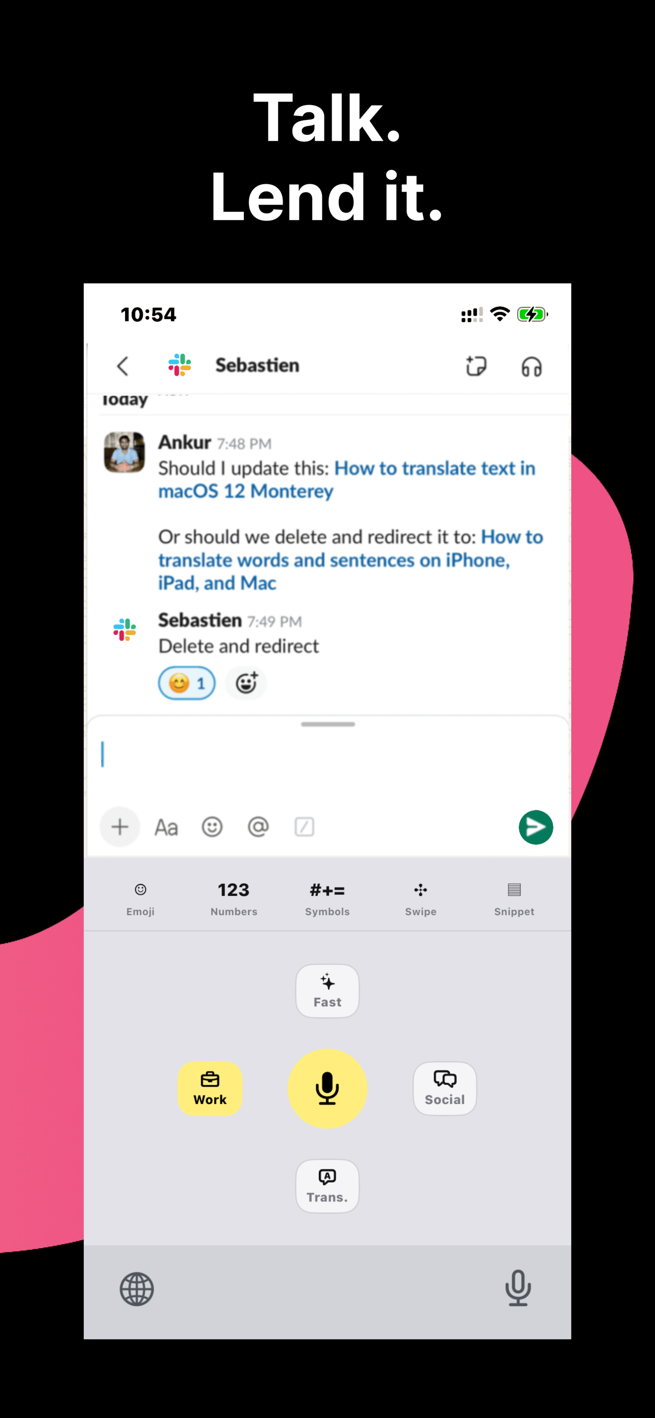use.fo: AI Voice Typing gallery image