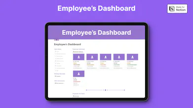 HR Life OS Notion Template gallery image