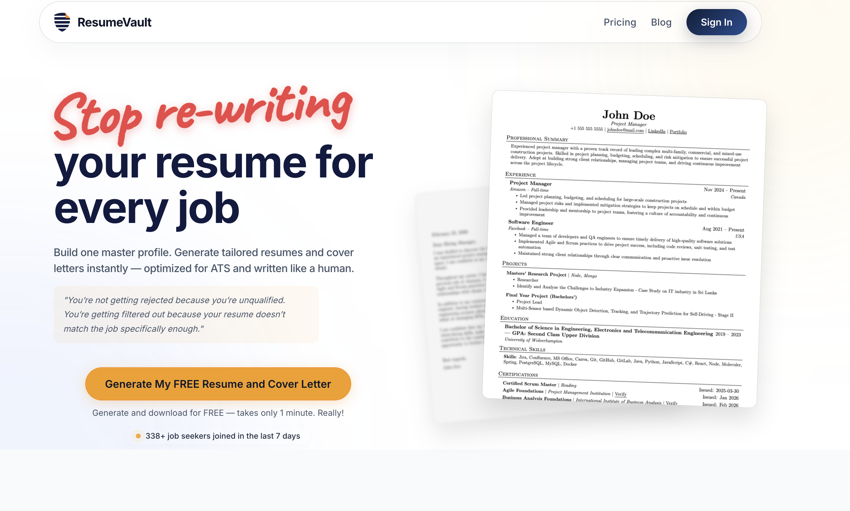 ResumeVault gallery image