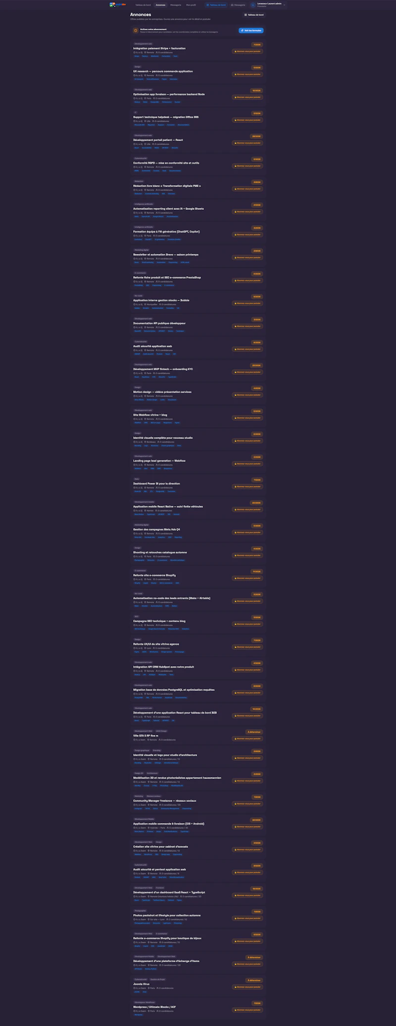 ProjetDev screenshot 6