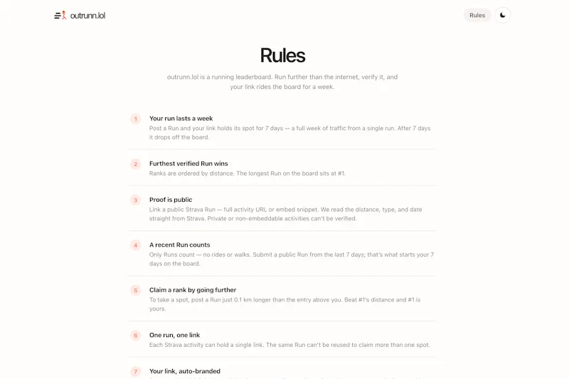 Outrunn.lol screenshot 3