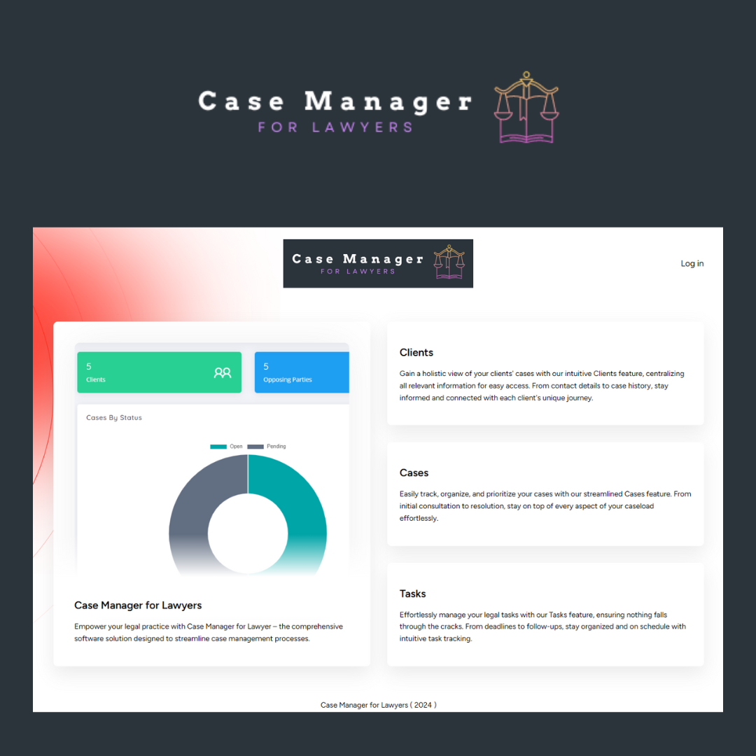 Lawyers Case Manager Software