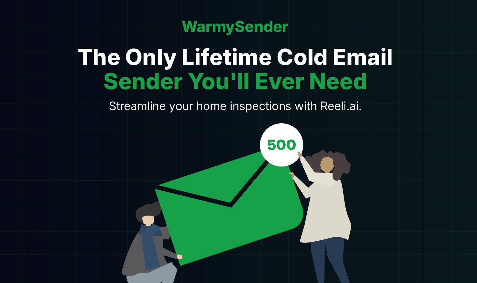 WarmySender - Main product screenshot demonstrating key features and user interface