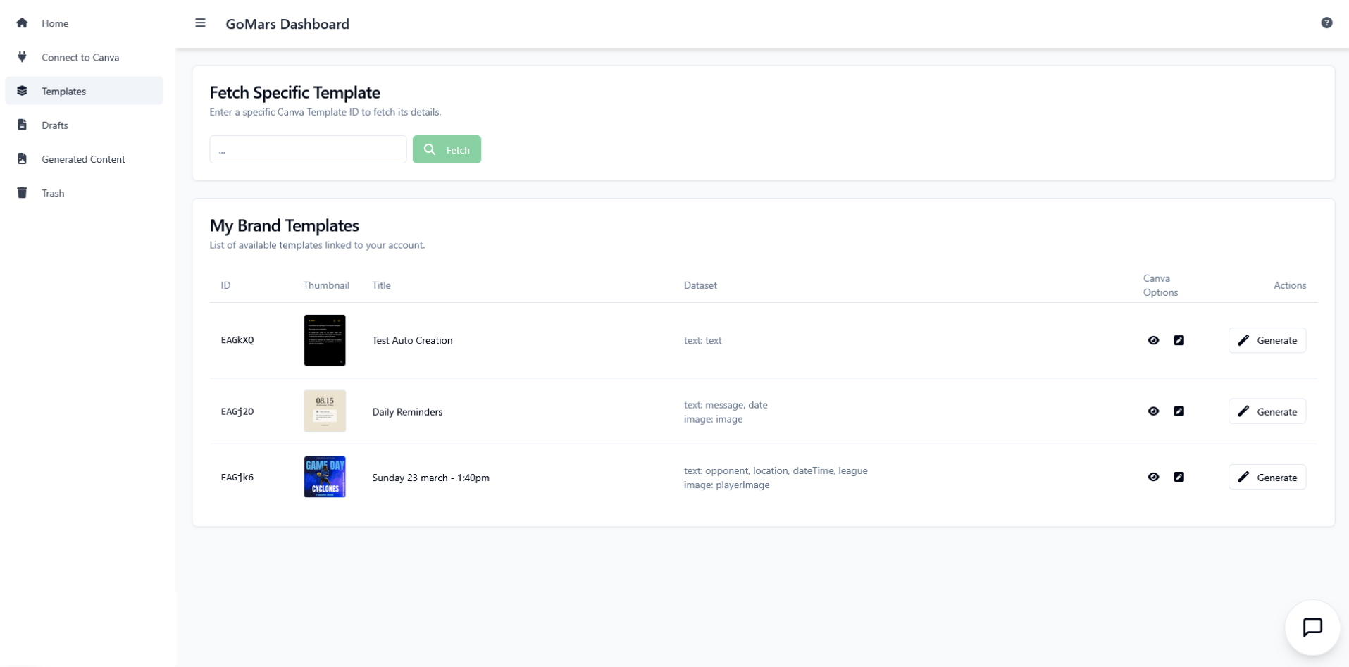 Gomaras - Automatice su creación de contenido con plantillas Canva media 1