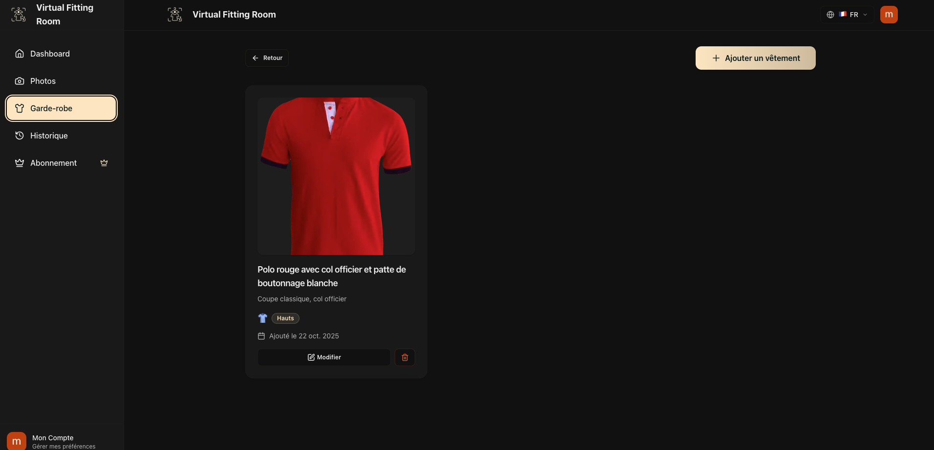 Virtual Fitting Room gallery image