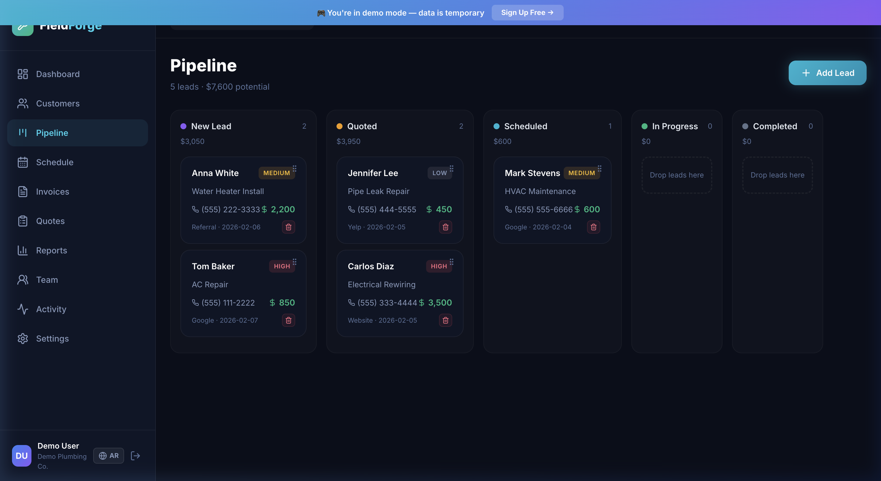 FieldForge - CRM for Contractors gallery image