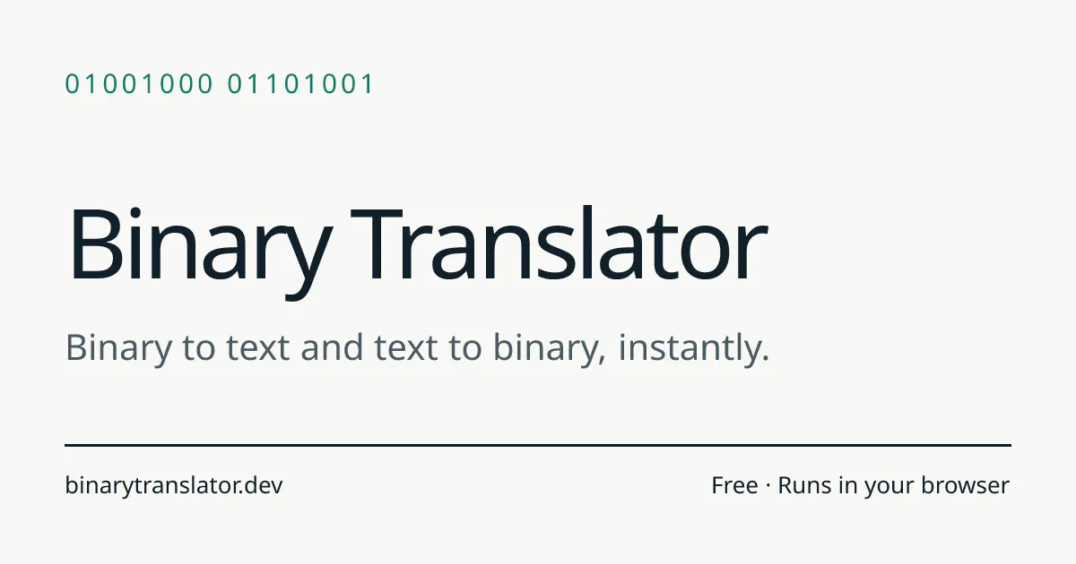 Binary Translator gallery image