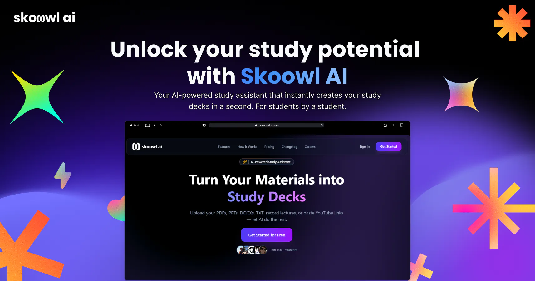 Skoowl AI product banner
