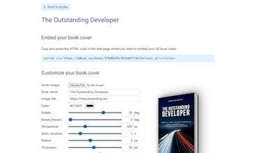 3D Book Cover Generator gallery image