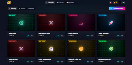 RetroGG AI Game Engine gallery image