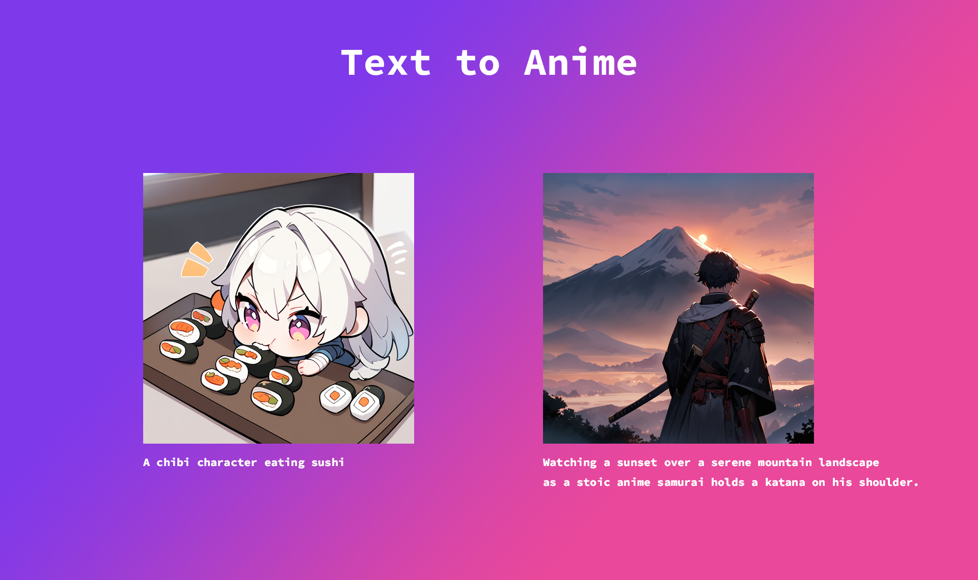 AI Anime Generator gallery image