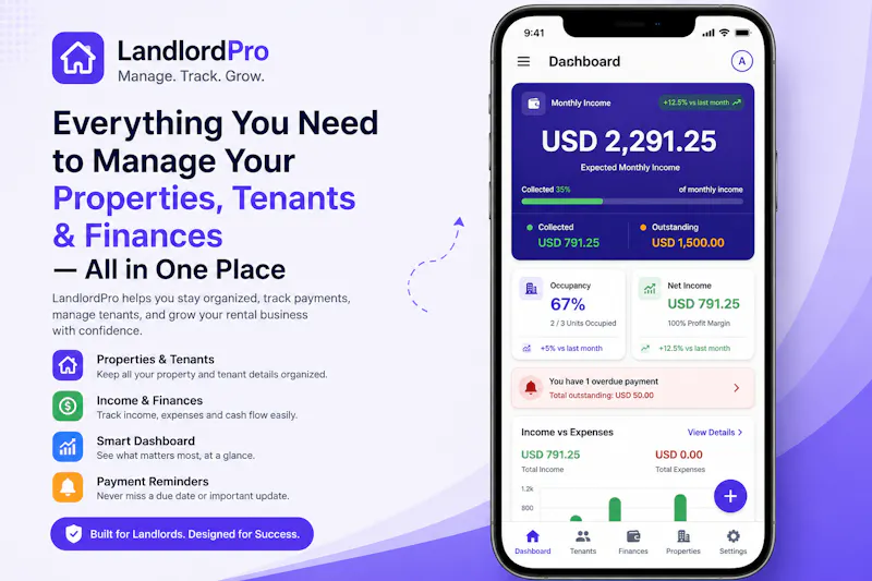 LandlordPro - Rent Tracker screenshot 1