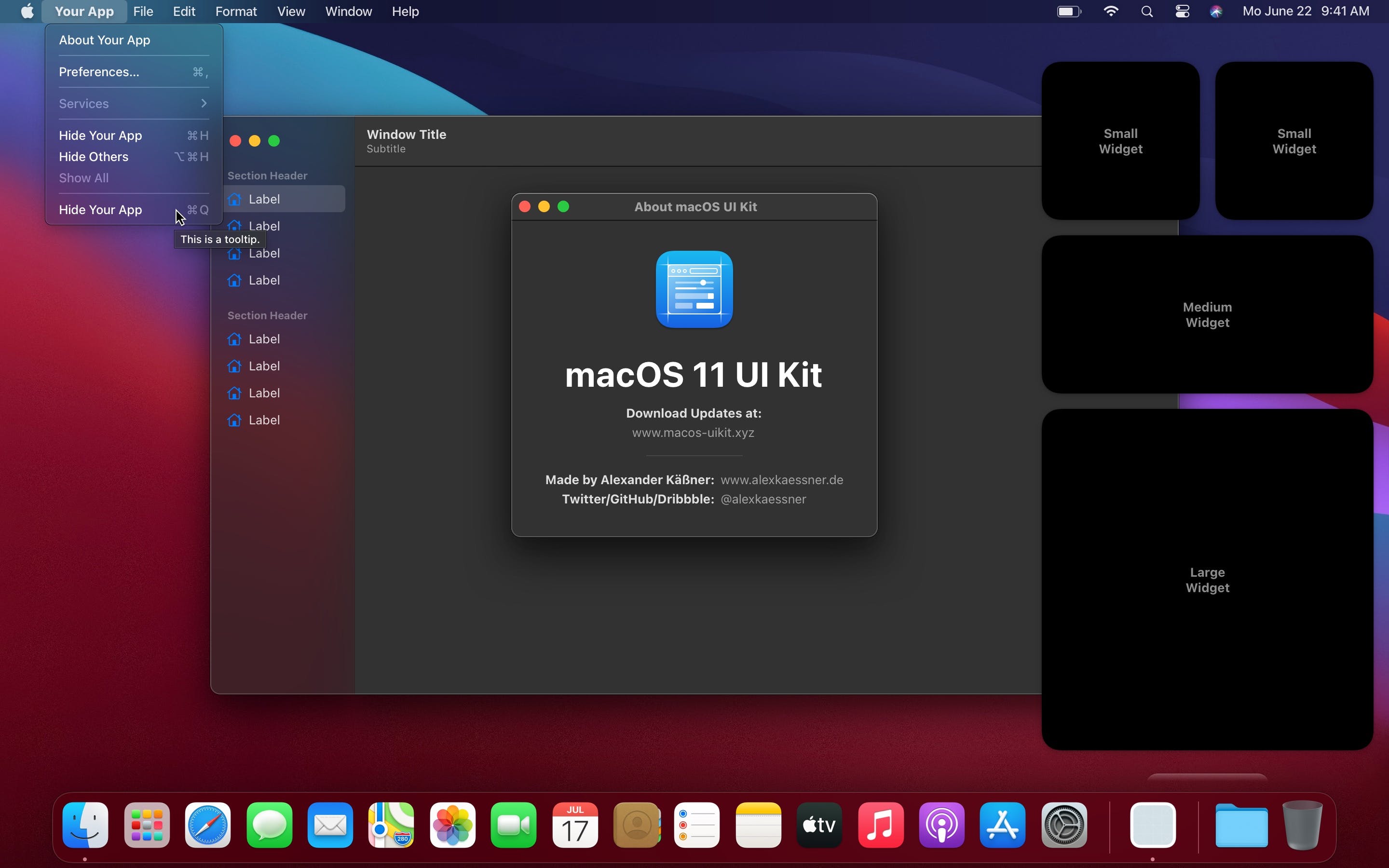 macOS UI Kit for Sketch media 3