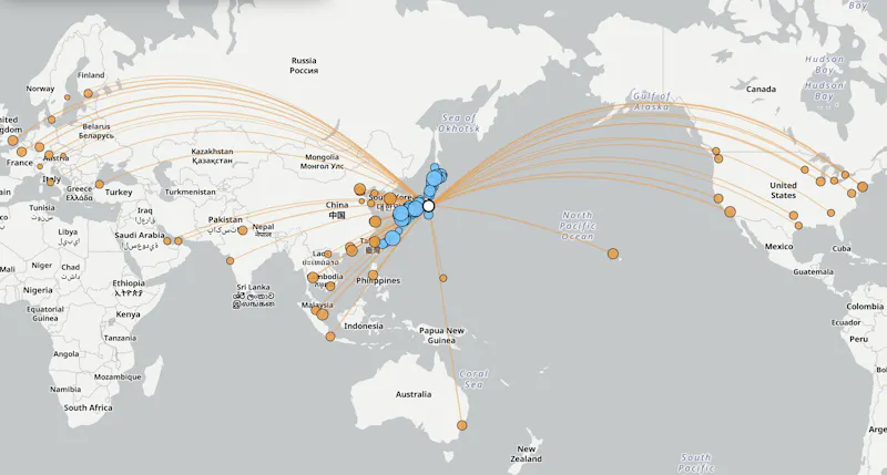 nonstopflightsfrom.com screenshot 1