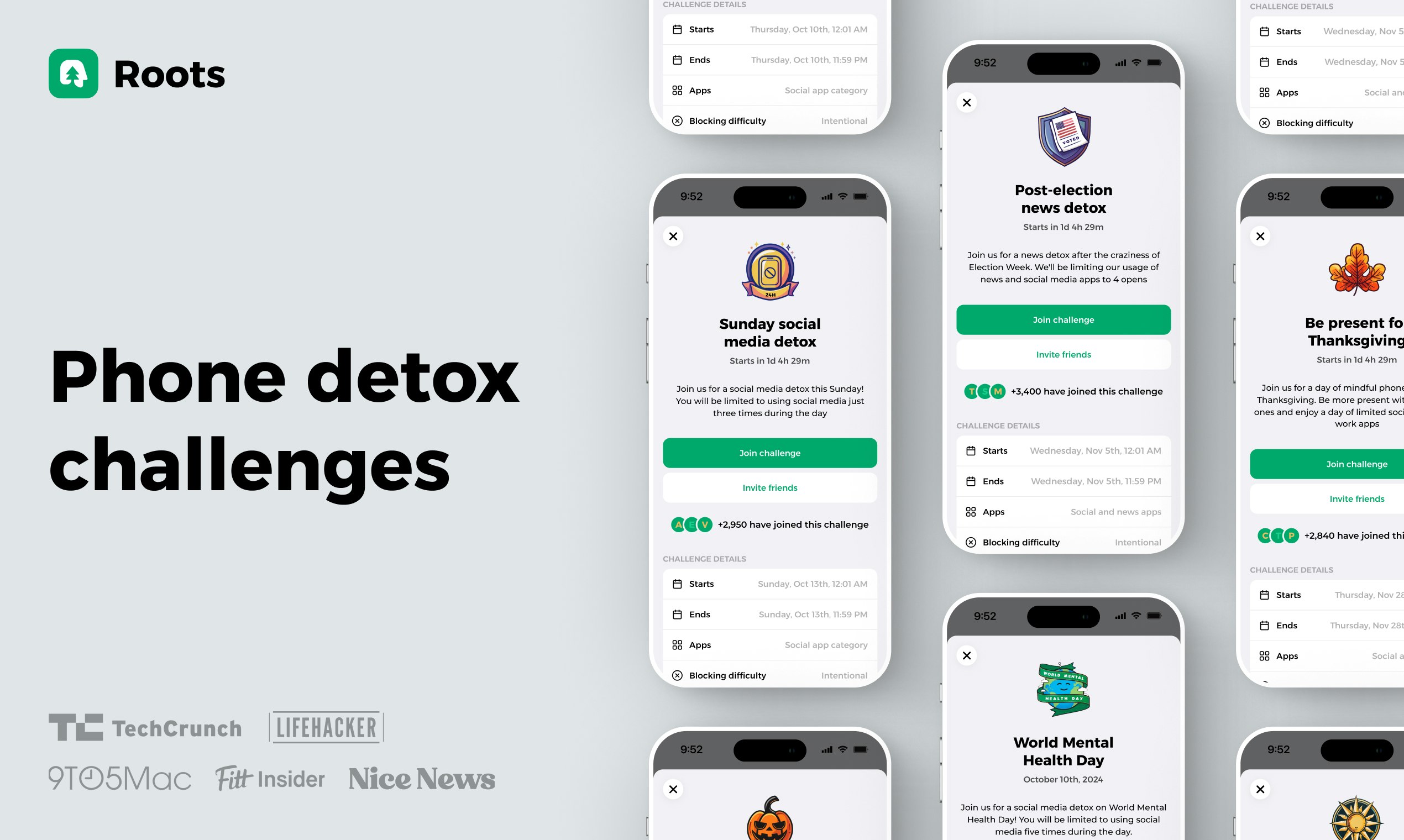 Mídia 1 de 24H Desox desafios por raízes