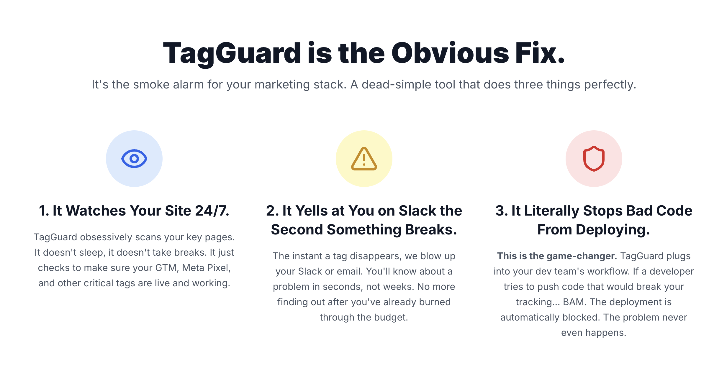 Mídia 3 de TagGuard - gatilho do Google Tag Manager - O alarme de fumaça para suas etiquetas de marketing