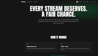 Streamy — Fair chance gallery image
