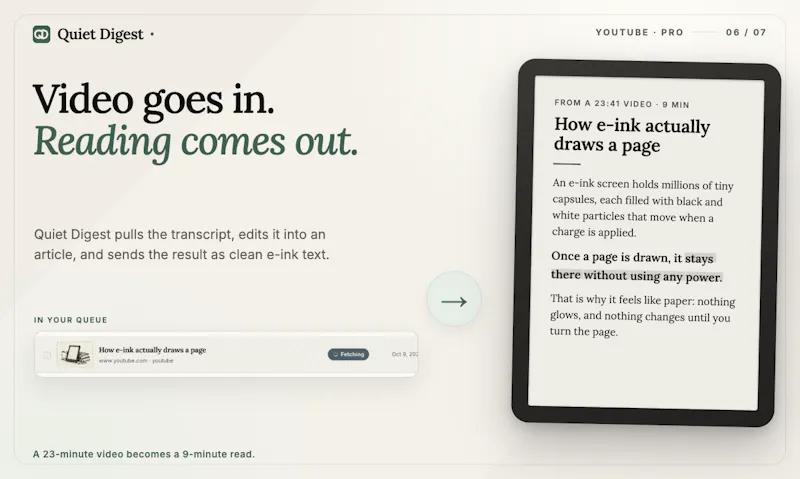 Quiet Digest screenshot 7
