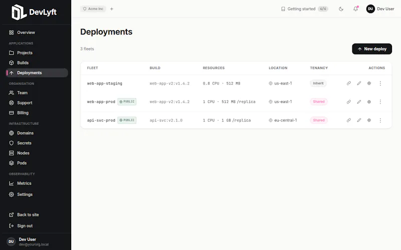 DevLyft screenshot 6