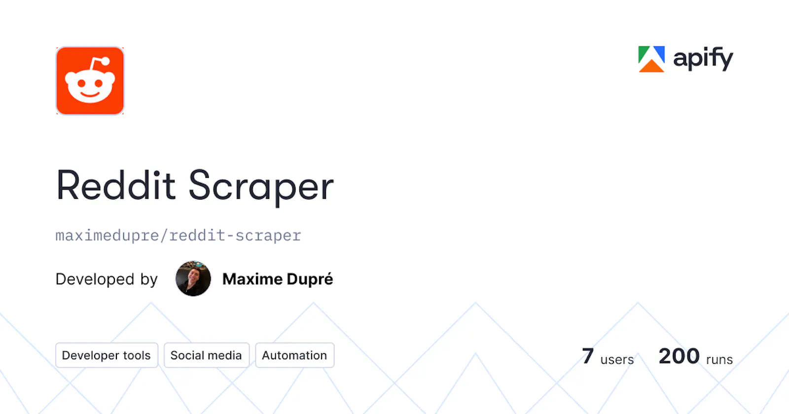 Reddit Scraper screenshot 1
