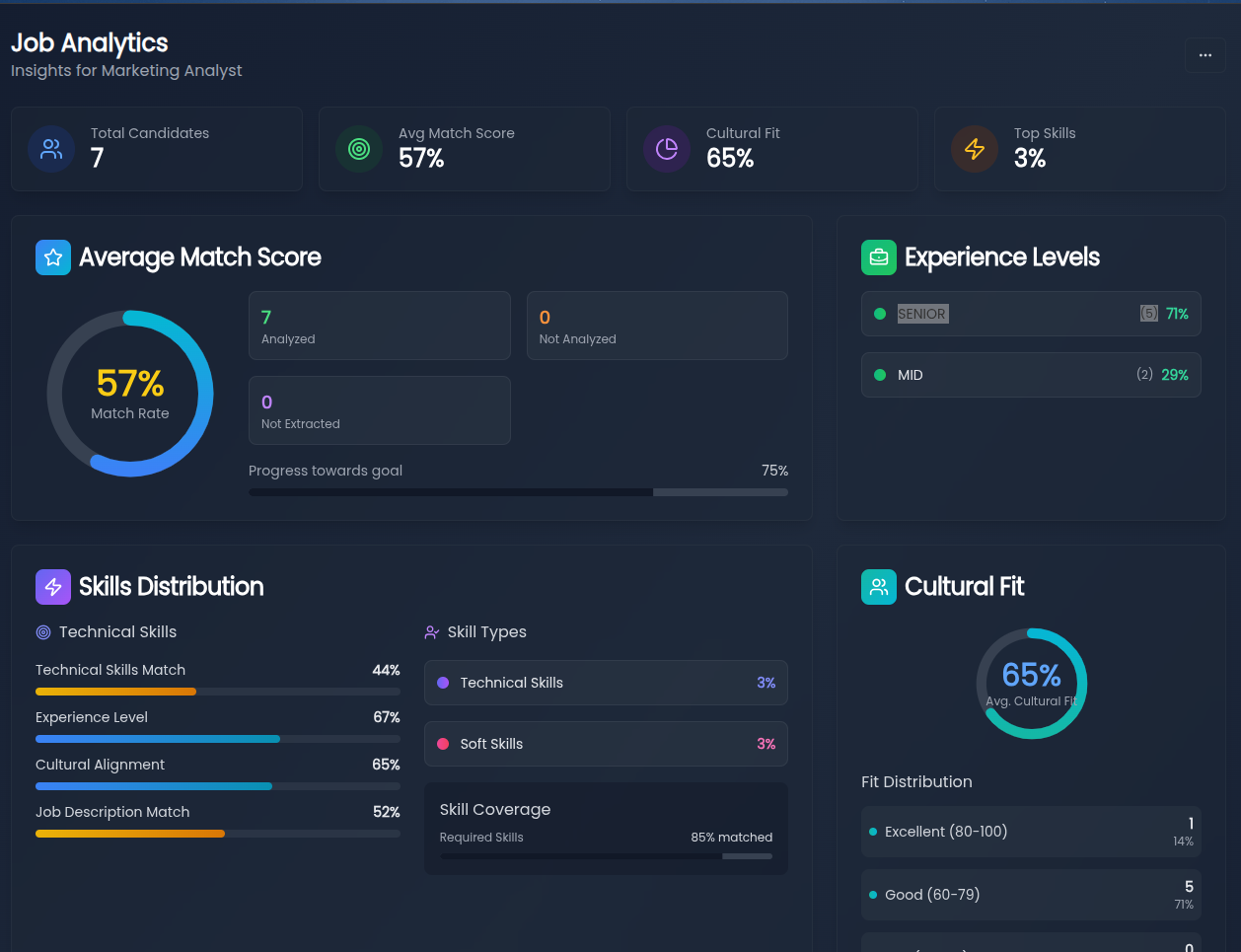 Recruity - Main product screenshot demonstrating key features and user interface