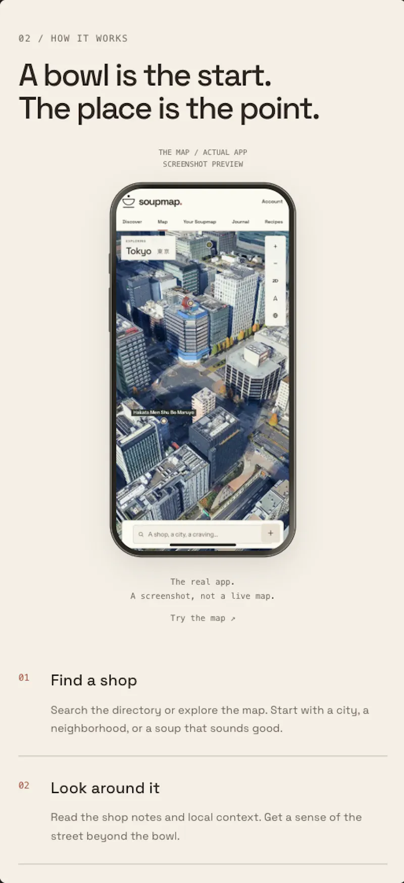 Soupmap screenshot 2