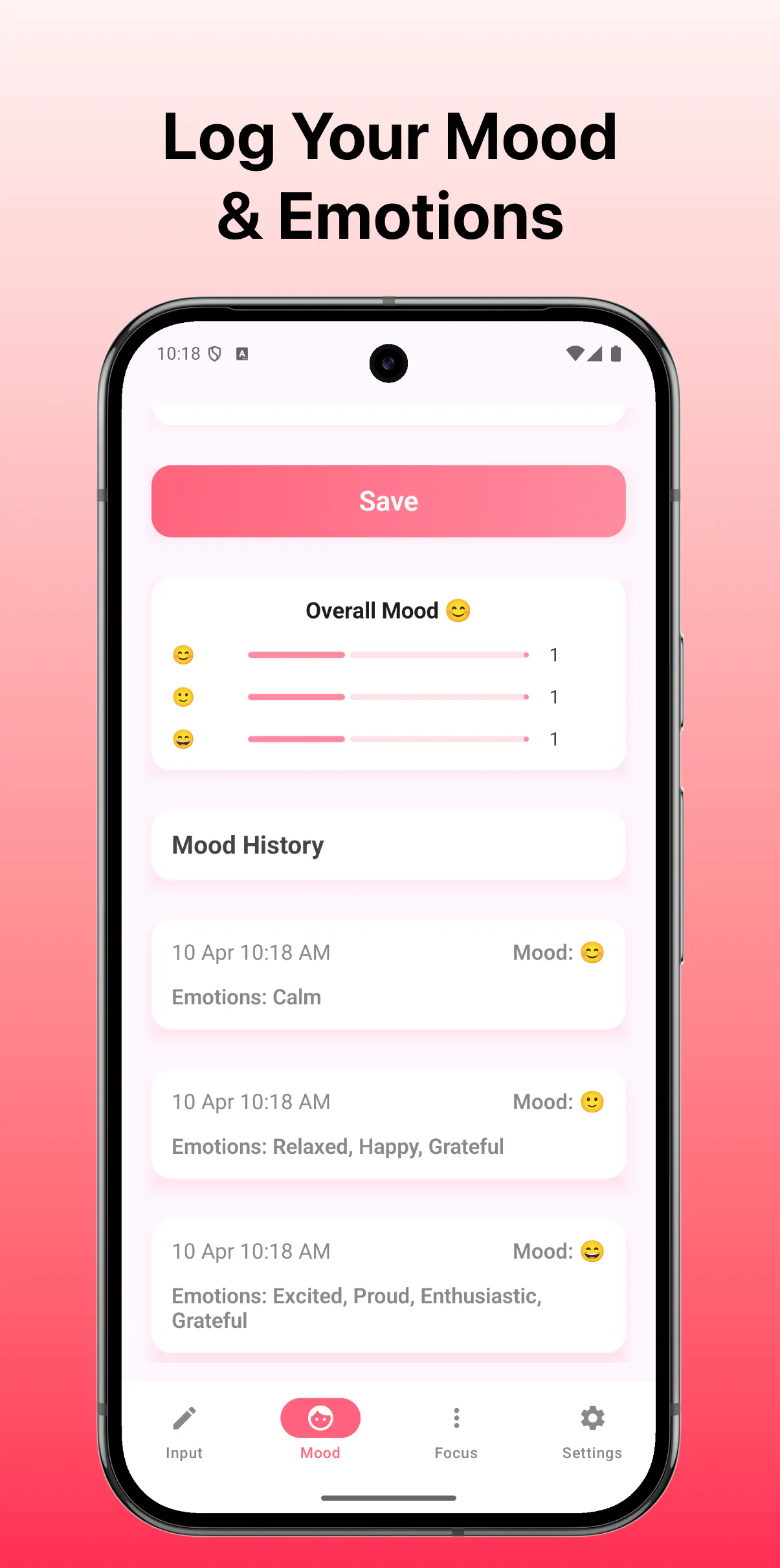 Cute Body Tracker Mood Focus gallery image