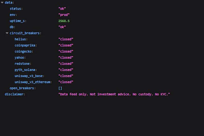 MAXIA Oracle screenshot 4