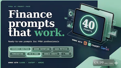 FP&A AI Prompt Pack gallery image