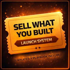 Sell What You Built