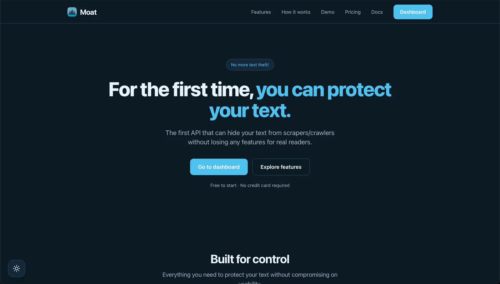 Moat screenshot 2