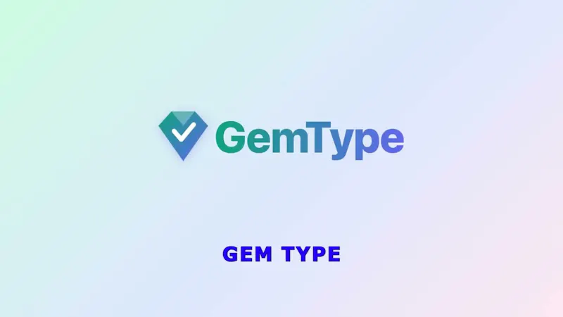 GemType screenshot 1 (video preview)