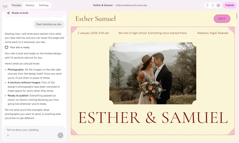 Vows screenshot 2