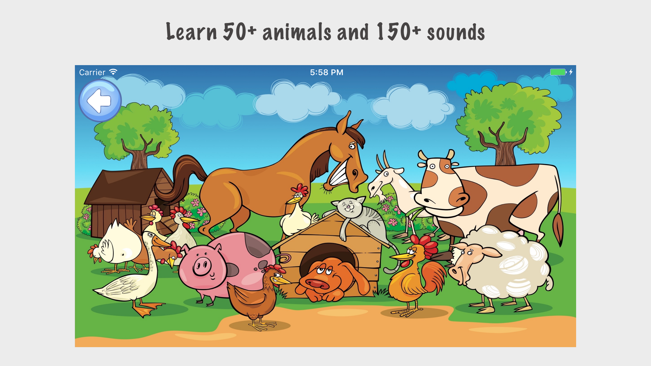 Animals Sounds Safari for kids [iOS + Android] gallery image