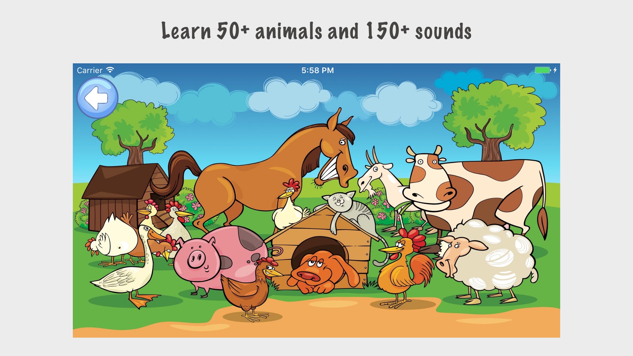 Animals Sounds Safari for kids [iOS + Android] media 1