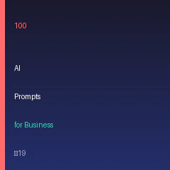 100 AI Prompts for Business logo