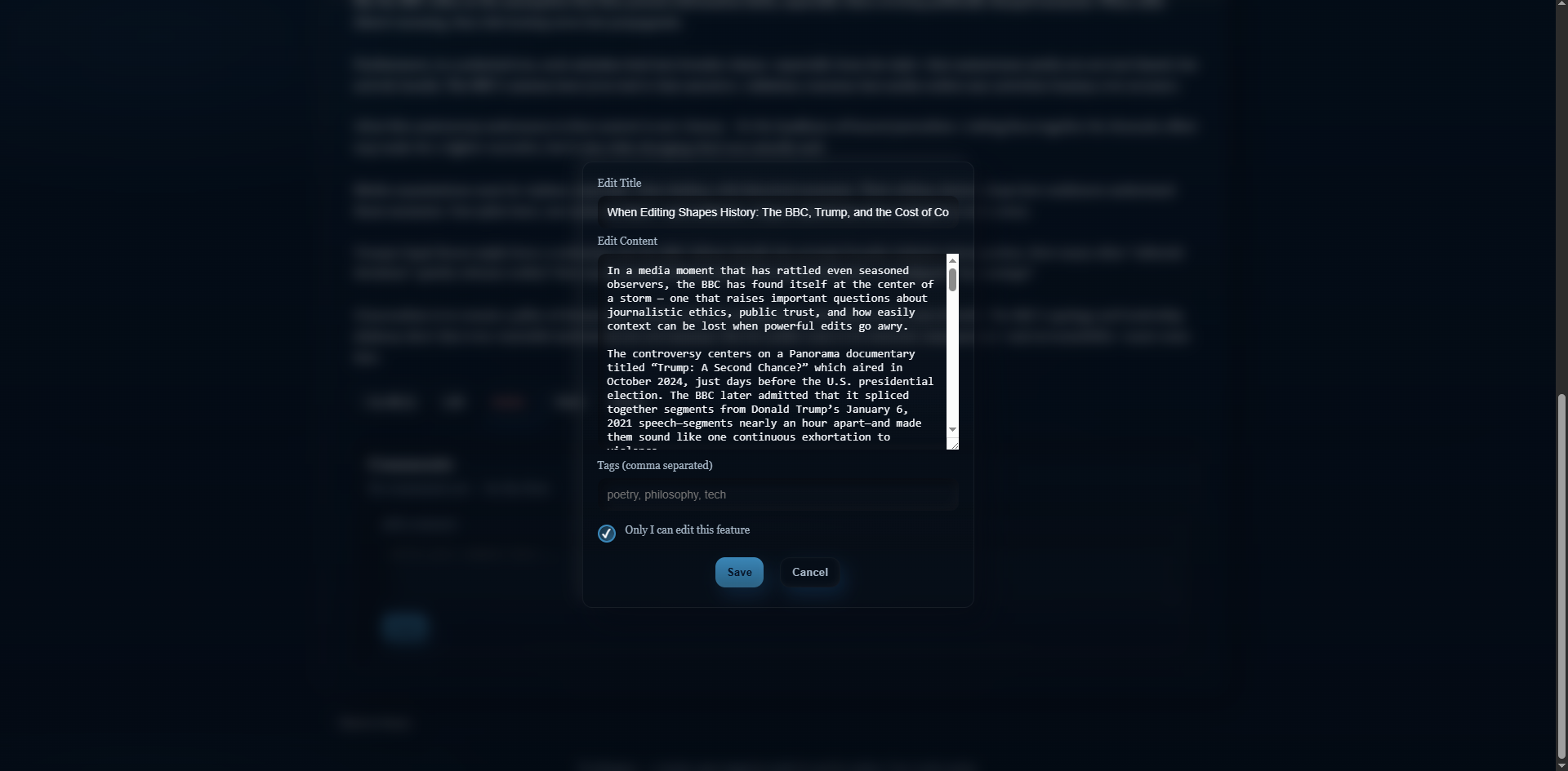 Remix Articles Like Code in Worthington - Screenshot 4 showing product features and functionality