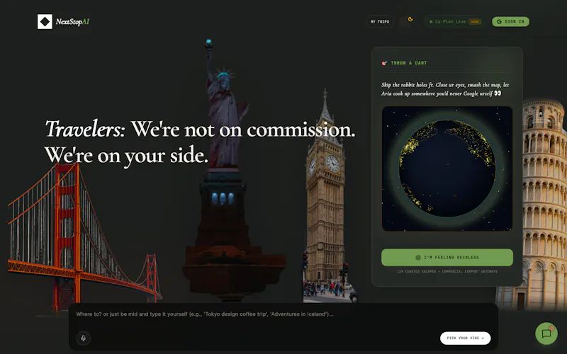NextStopAI screenshot 1