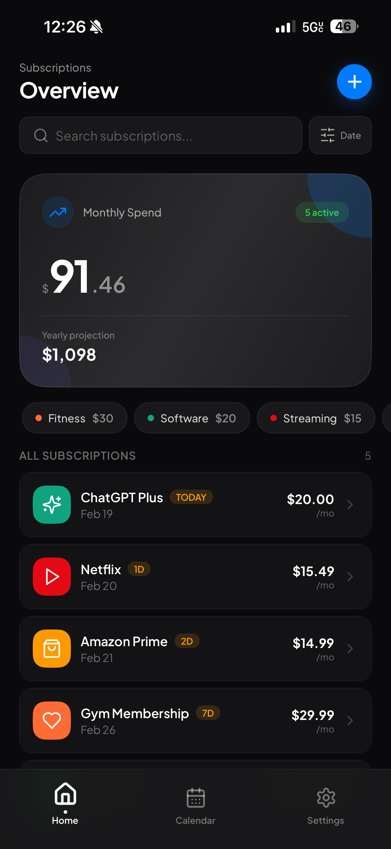 TrakSub - Screenshot 2 showing product features and functionality