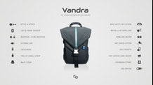 Vanda - tech-safe expandable backpack/slingpack.