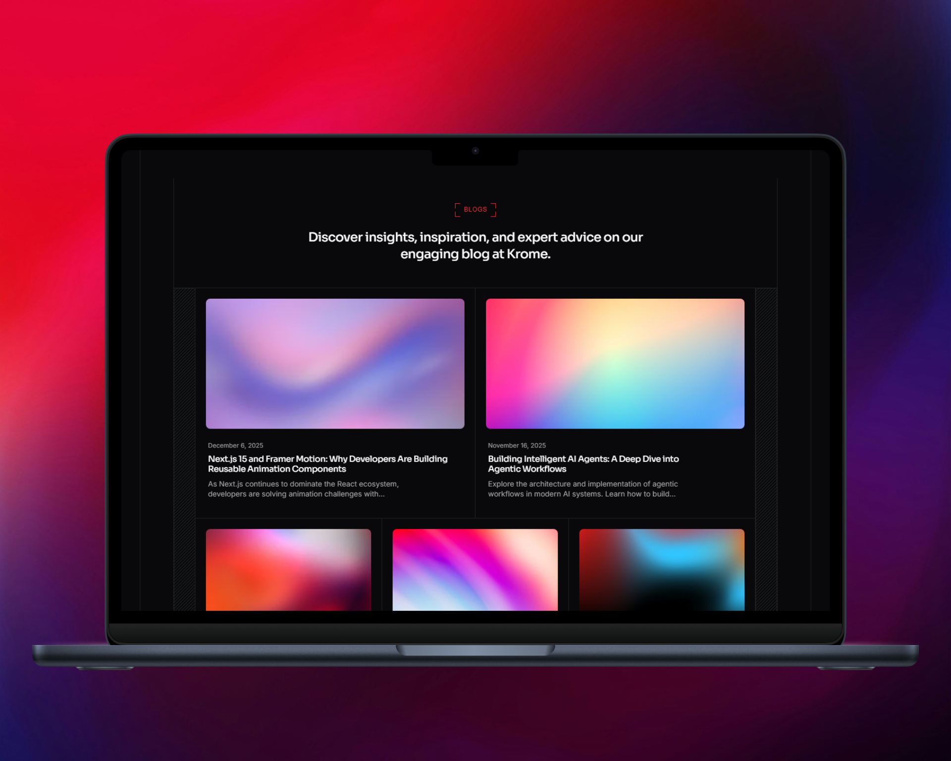 Krome AI Agent Template gallery image