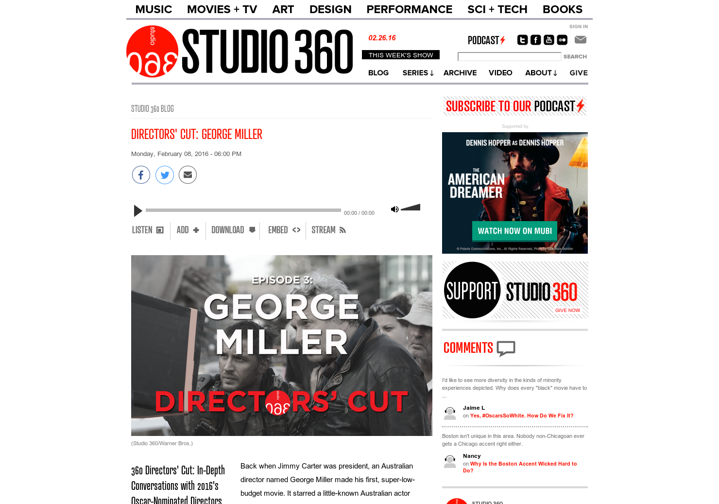Studio 360 - Classical Music for Bros & A New Symbol for the South gallery image