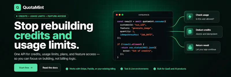 QuotaMint screenshot 1