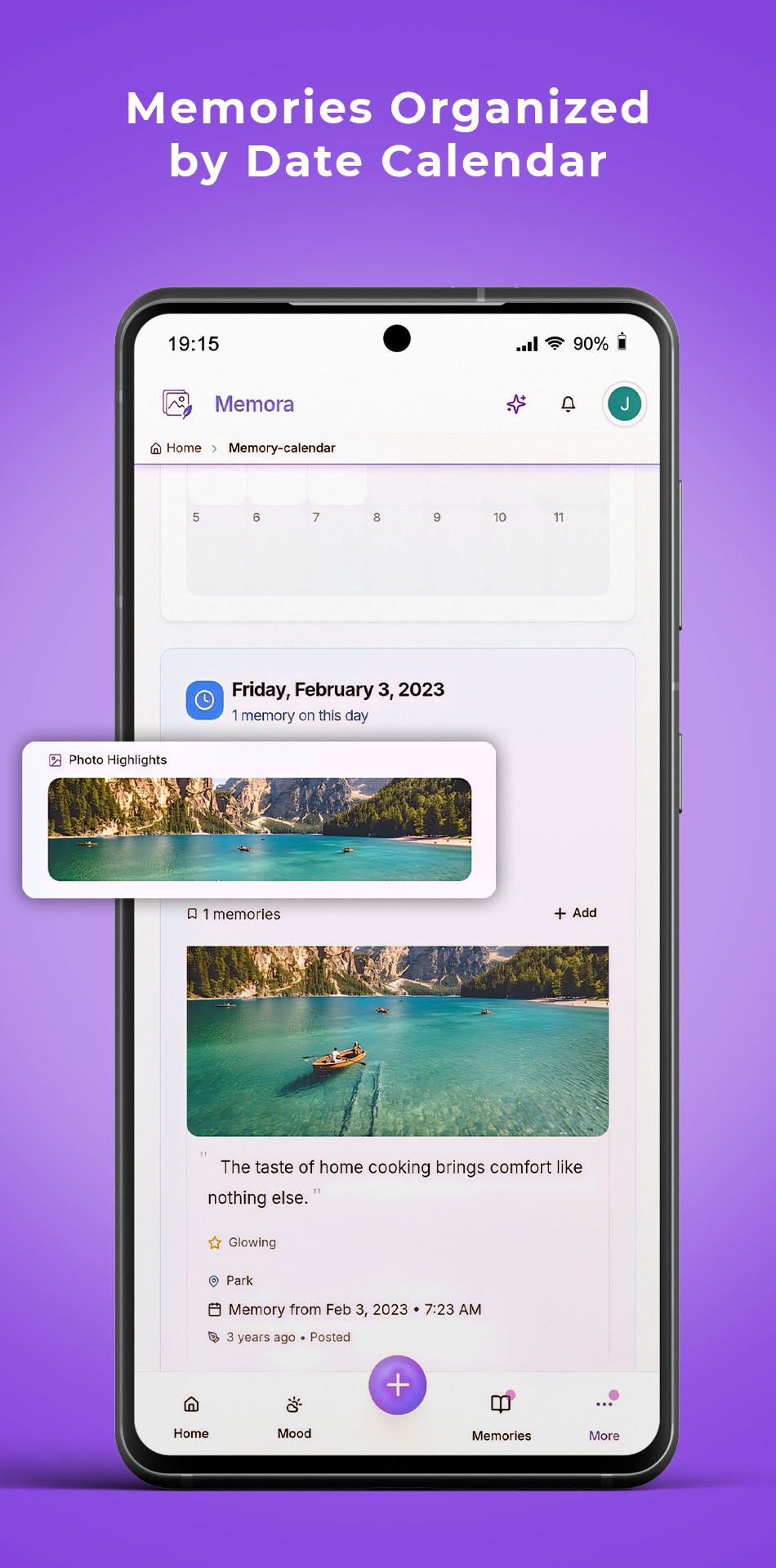 Memora - Screenshot 2 showing product features and functionality