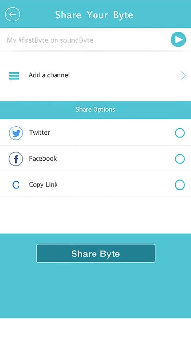 soundBYTE App gallery image