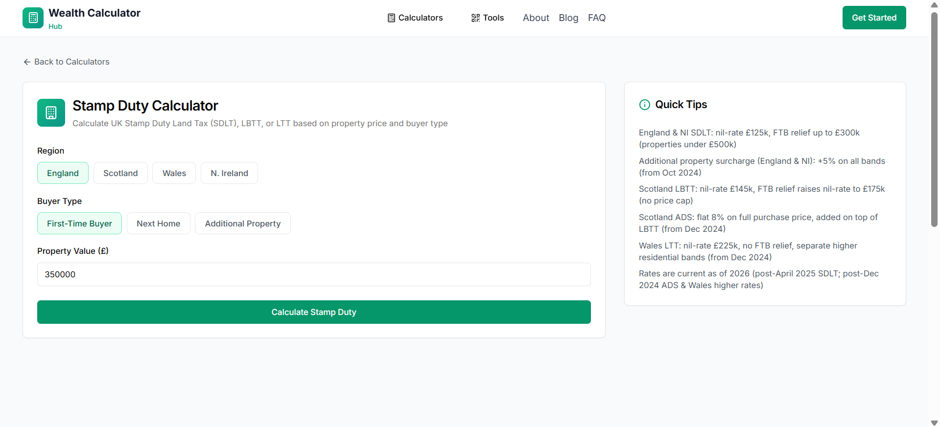 Wealth Calculator Hub gallery image