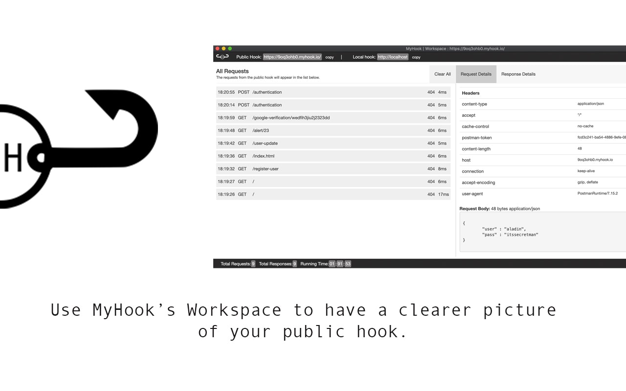 MyHook - Tunnels to your localhost gallery image