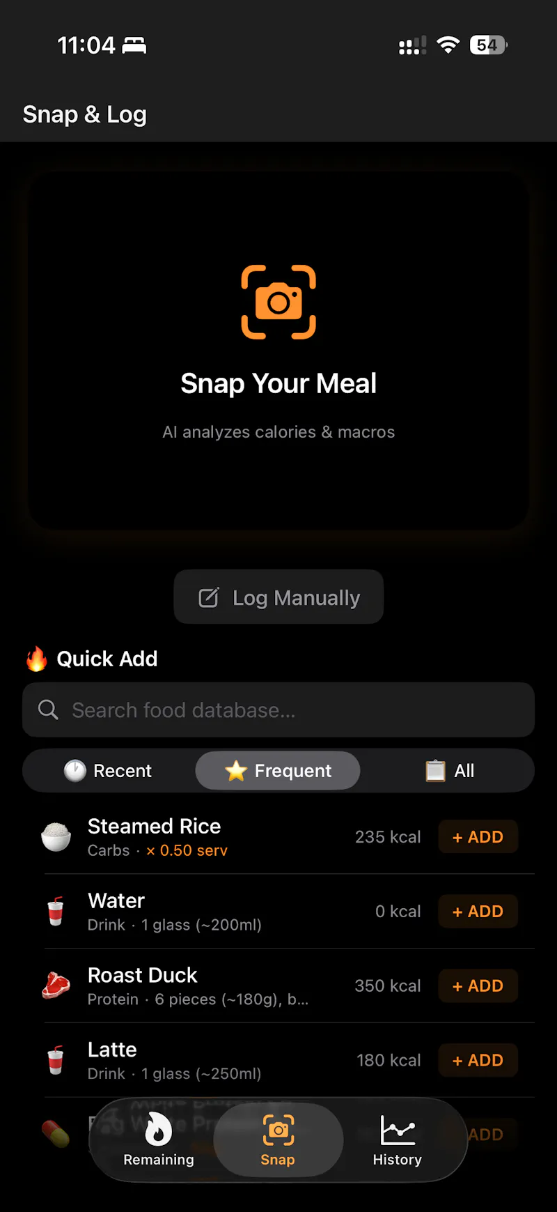 GainCut — AI macros for lifters screenshot 1
