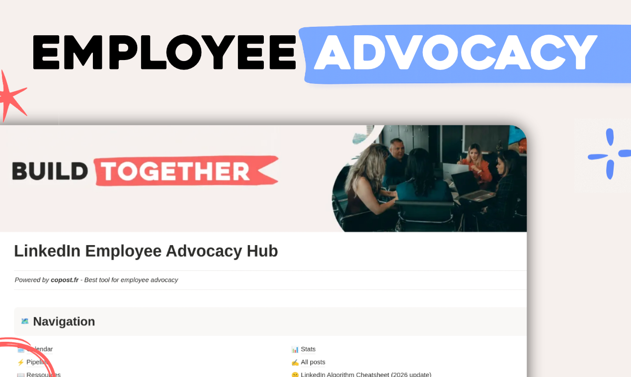 Employee Advocacy Template for Notion gallery image