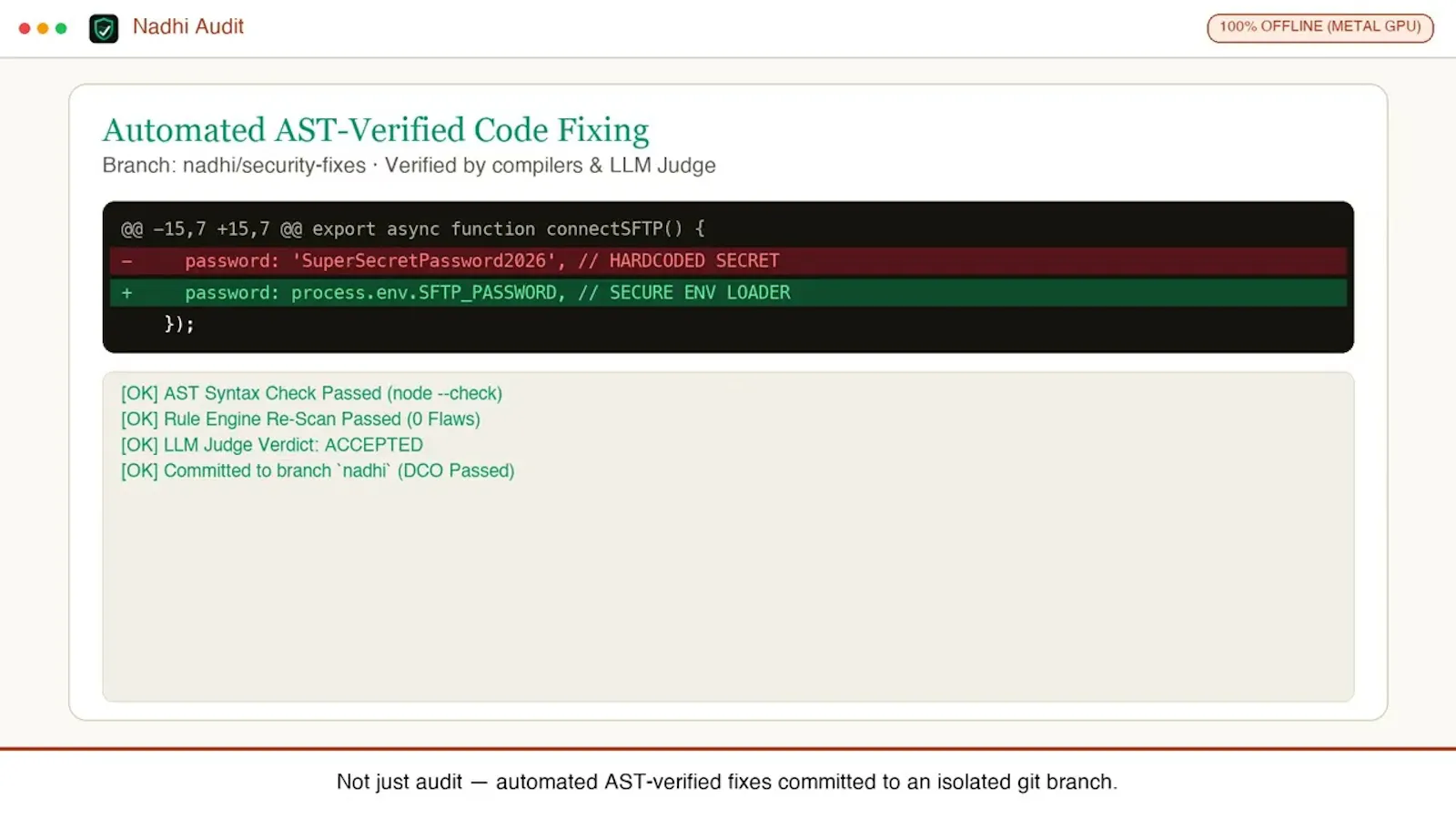 Nadhi Audit screenshot 1 (video preview)